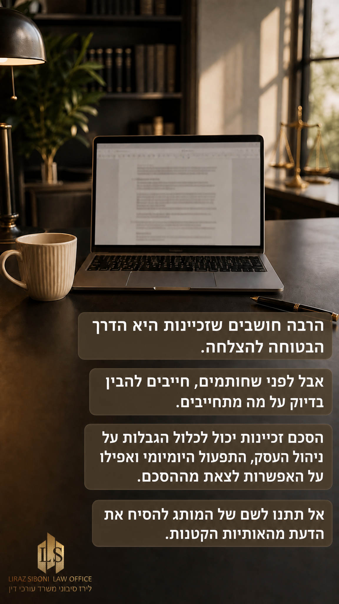הסטורי היומי של לירז סיבוני - משרד עורכי דין