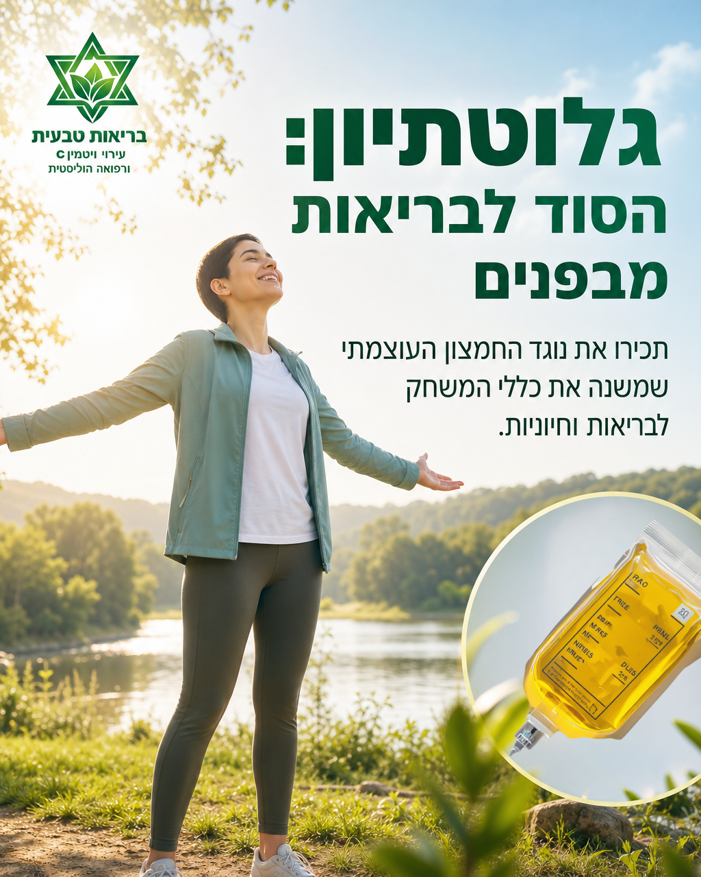 מרגישים שהגוף זקוק לדחיפה אמיתית? 🌿 הכירו את הגלוטתיון – נוגד החמצון החזק ביותר בגופנו, ואת תפקידיו המרכזיים בחיזוק הבר