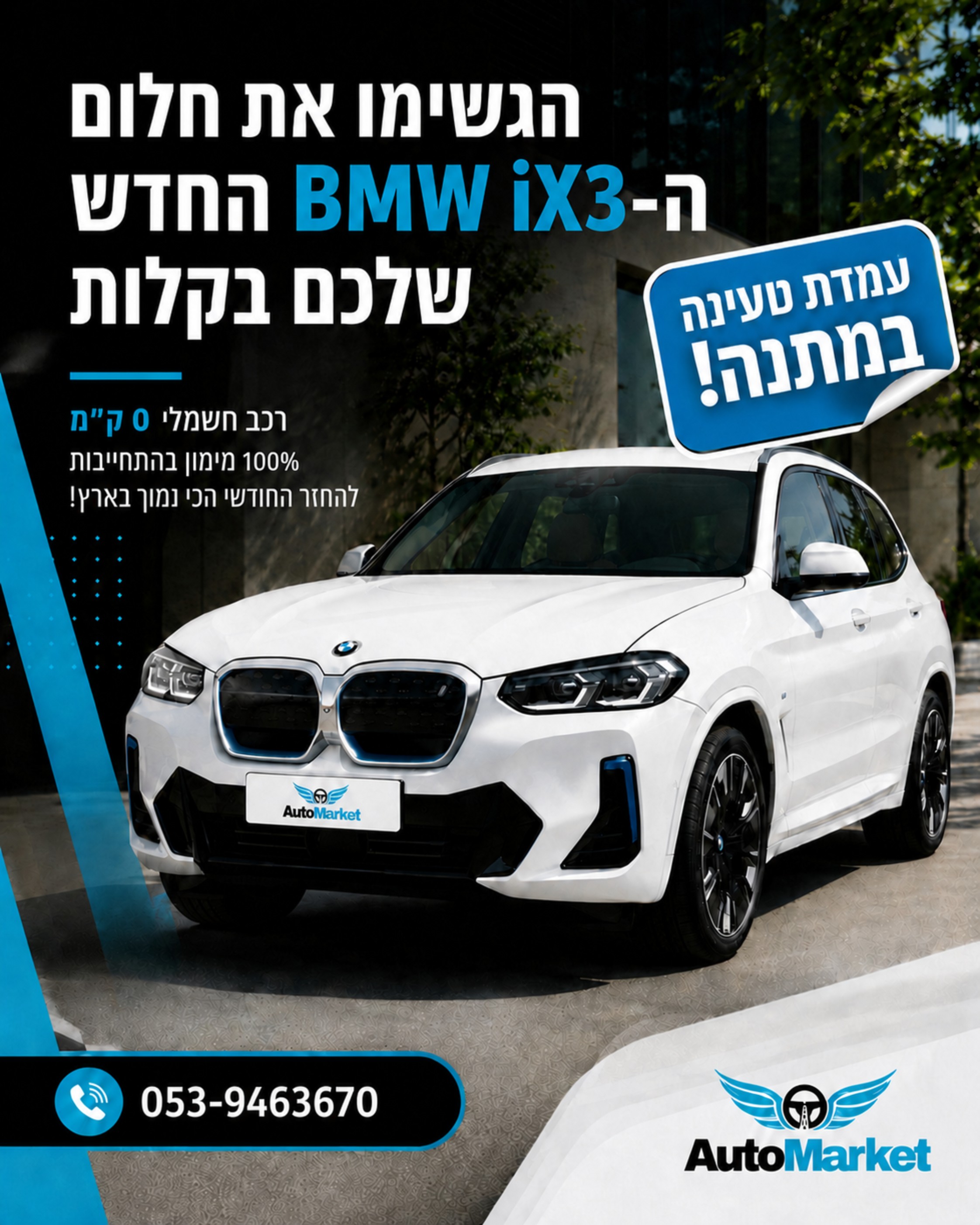 נמאס לכם מהרכב הישן ואתם חולמים על שדרוג יוקרתי ללא מאמץ? ברוכים הבאים לעולם של Auto Market! 🚀 אנו מציעים לכם את ה-BMW