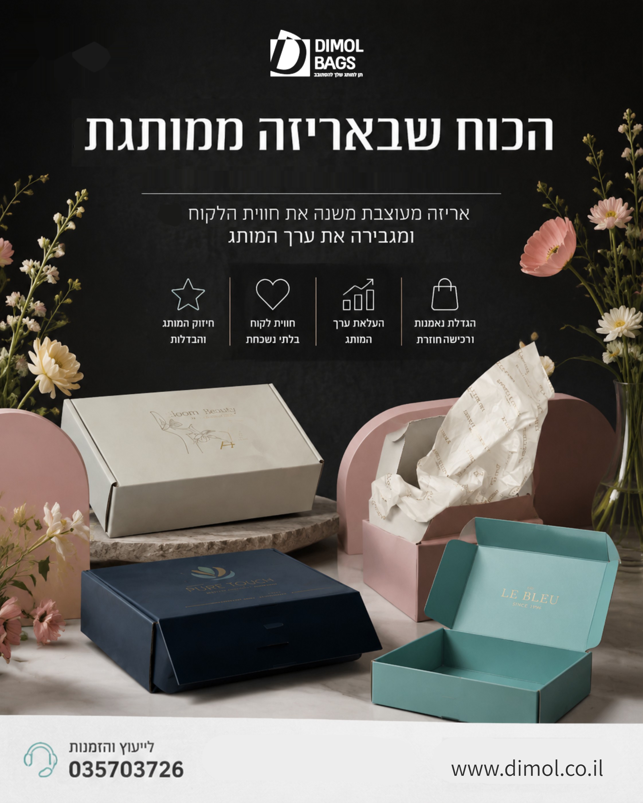 אריזת משלוח היא לא רק דרך להעביר מוצרים, היא כלי שיווקי עוצמתי שמדבר בשם המותג שלכם. הגיע הזמן להבין את הכוח האמיתי מאחו