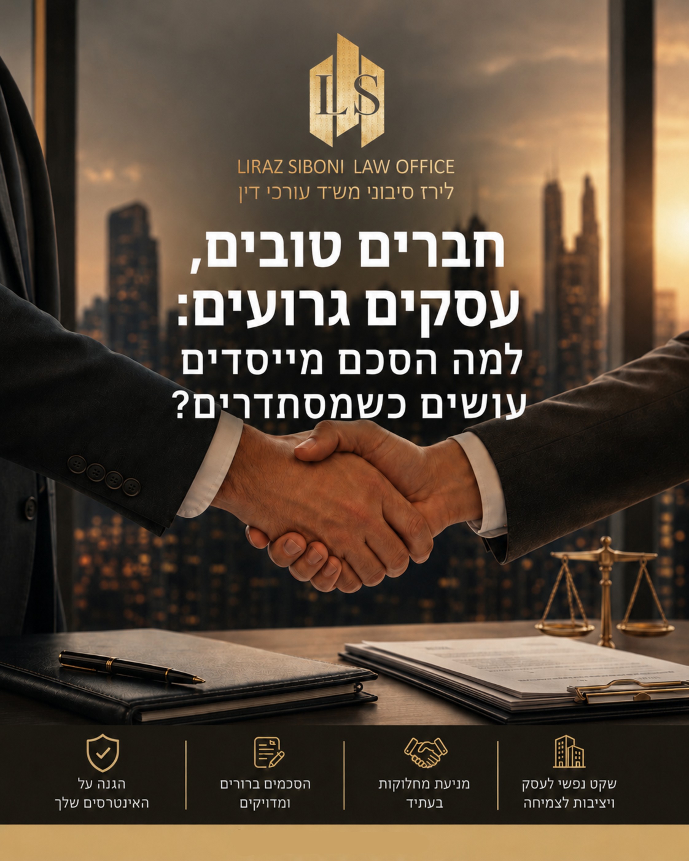 כשיזמים וחברים טובים יוצאים לדרך עסקית משותפת, ההתרגשות בשיאה והאופטימיות מרקיעה שחקים. בתקופה זו, בה קיימת 'התאהבות' במ