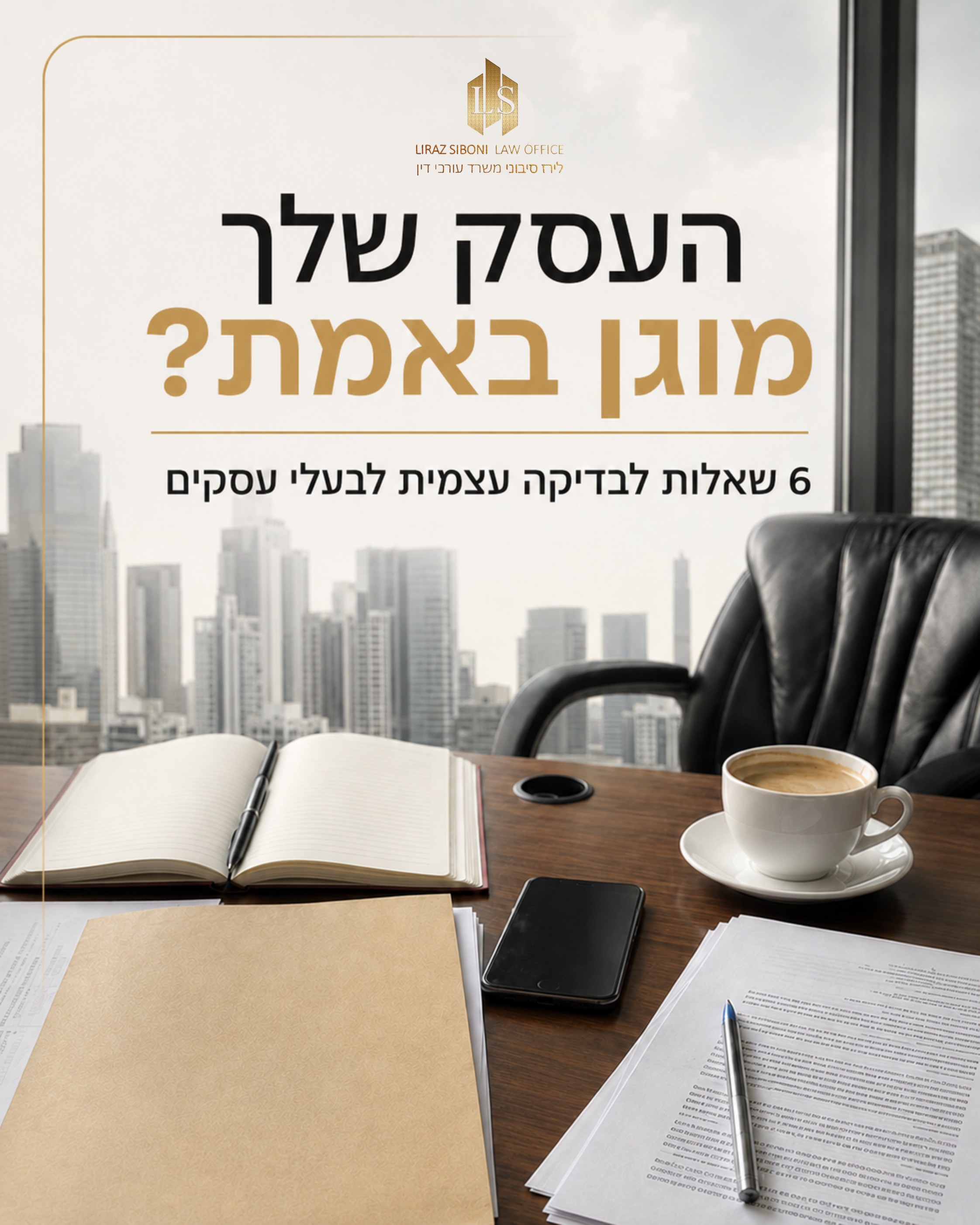 יש 6 שאלות שכל בעל עסק צריך לשאול בזמן. אני פוגשת לא מעט בעלי עסקים עם עסק פעיל, לקוחות, עובדים, ספקים, חשבוניות, התחייב